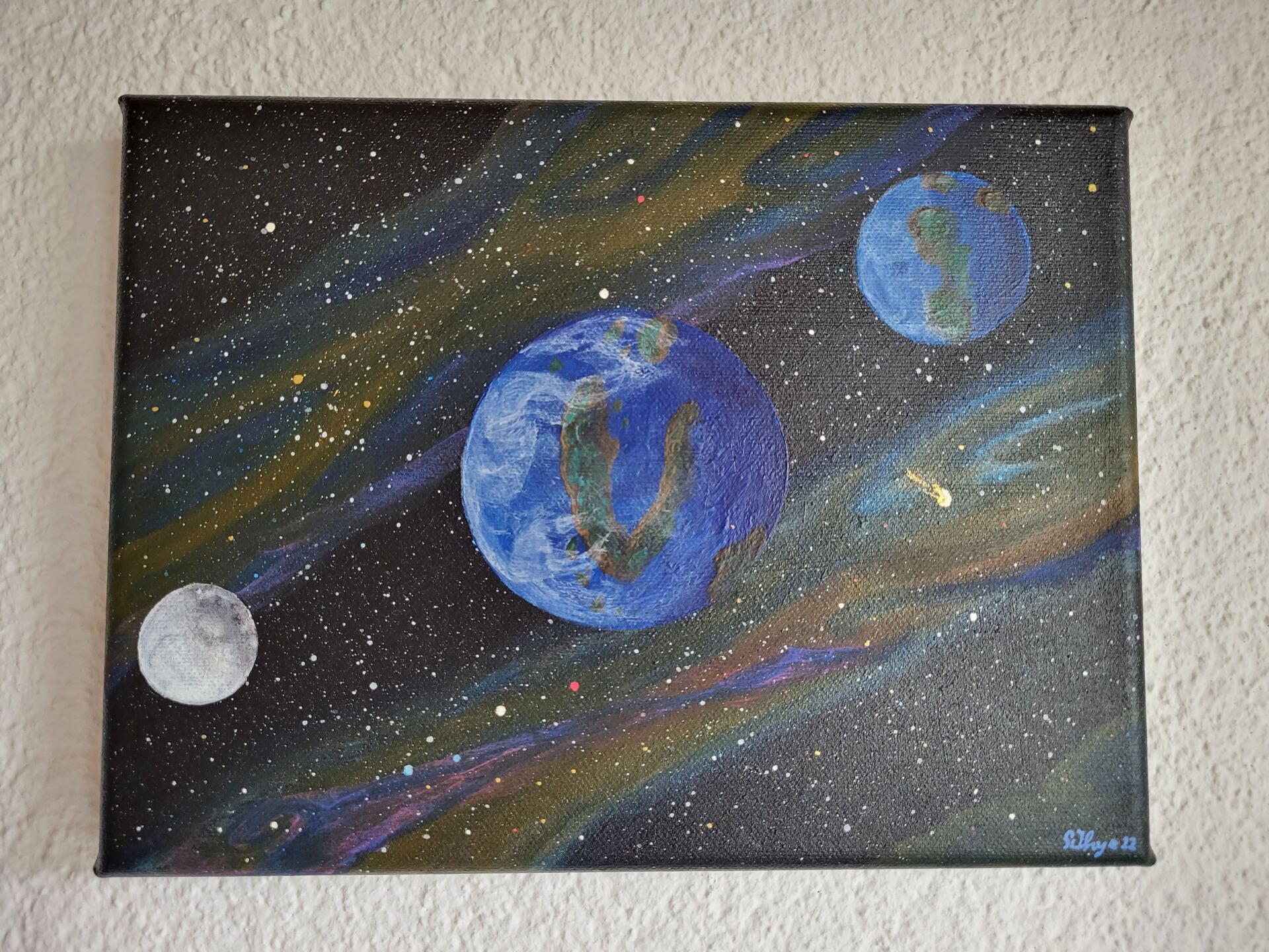 Die Erde heute, Mars früher, Karma auflösen